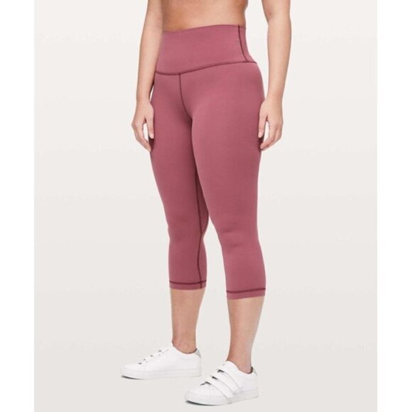 Lululemon Align Crop Misty Merlot Size 2 - Picture 6 of 10